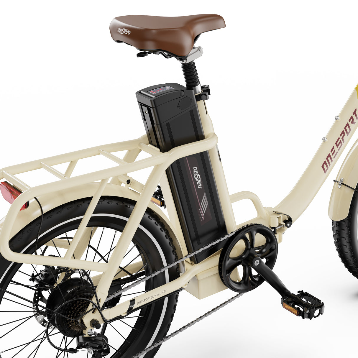 ONESPORT OT16-2 20" Elektrisches Pendler-Klapprad 250W Motor 48V 17Ah Batterie Unterstützung APP