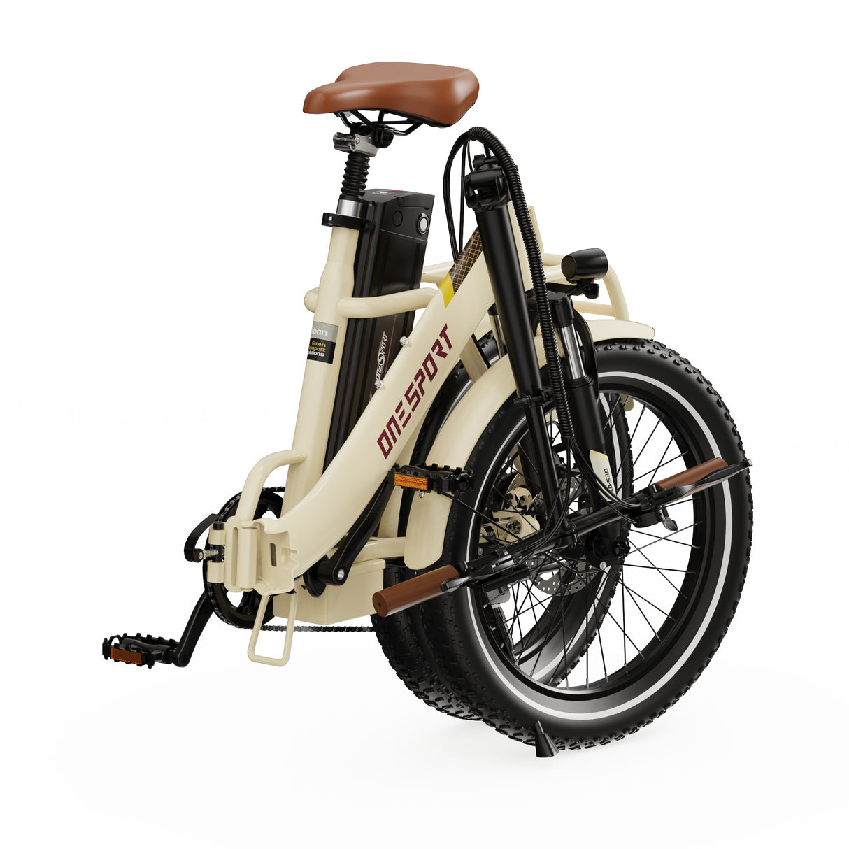 ONESPORT OT16-2 20" Elektrisches Pendler-Klapprad 250W Motor 48V 17Ah Batterie Unterstützung APP
