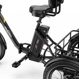 ONESPORT OT30 PRO 20" Klappbares E-Dreirad mit 3 Rädern | 500W Motor, 48V 18Ah Batterie