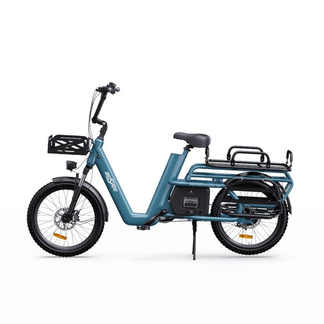 ONESPORT OT01 20" Step-Through Longtail Cargo Elektrofahrrad 650W Motor 48V 27Ah Batterie
