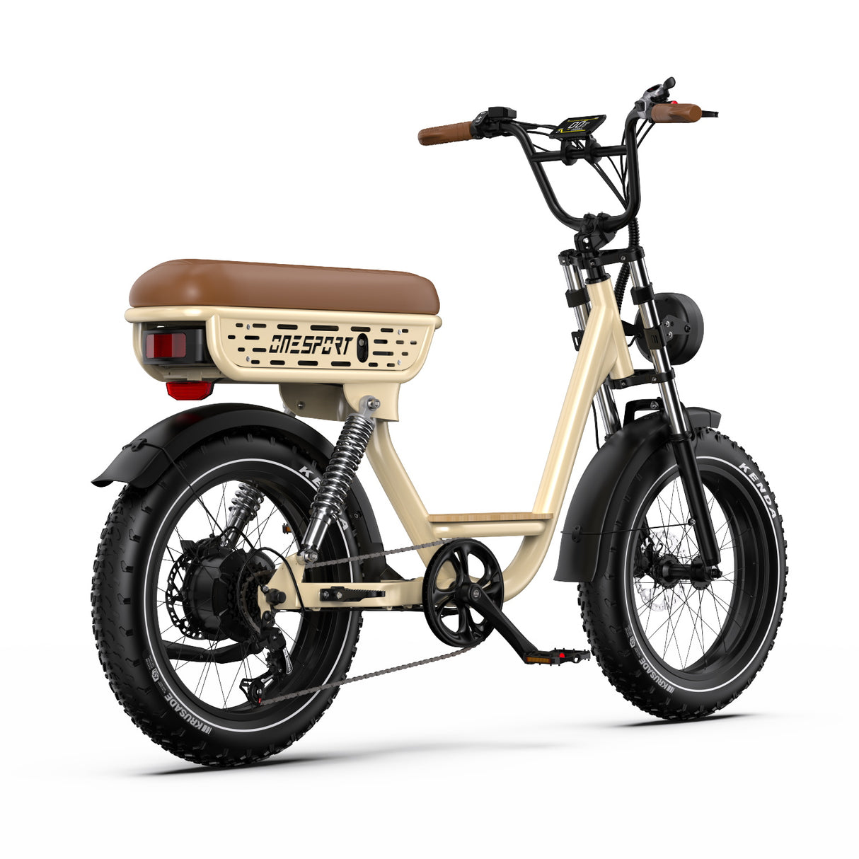 ONESPORT W77 20" Retro-Elektro-Fahrrad 500W Motor 48V 18Ah Batterie