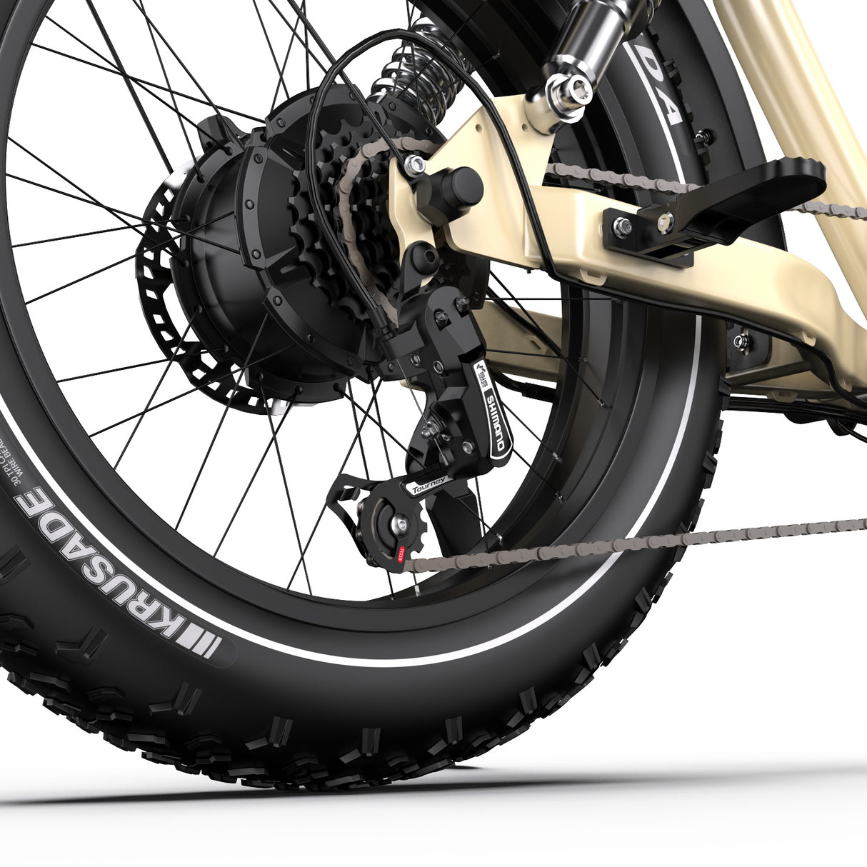 ONESPORT W77 20" Retro-Elektro-Fahrrad 500W Motor 48V 18Ah Batterie