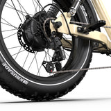 ONESPORT W77 20" Retro-Elektro-Fahrrad 500W Motor 48V 18Ah Batterie