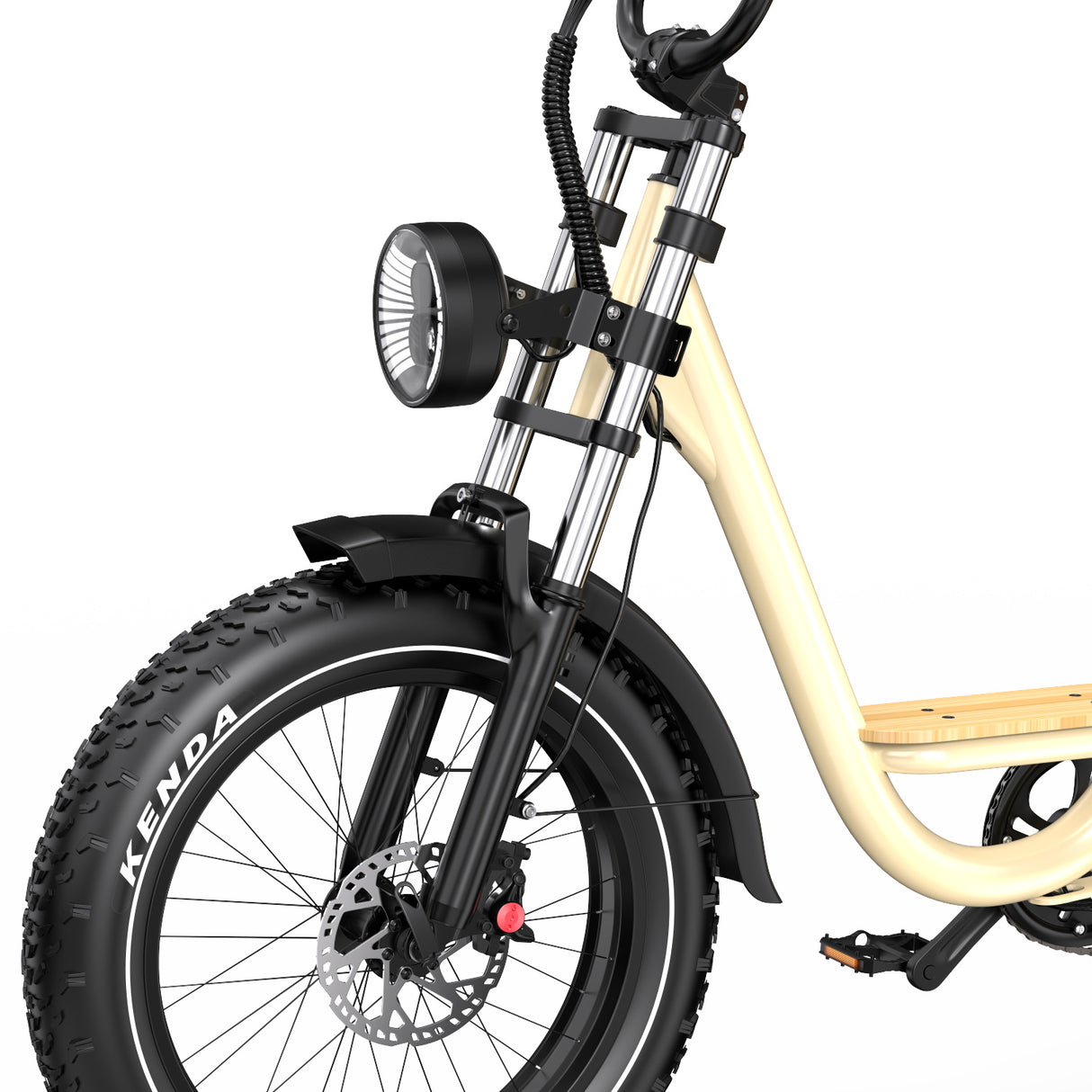 ONESPORT W77 20" Retro-Elektro-Fahrrad 500W Motor 48V 18Ah Batterie