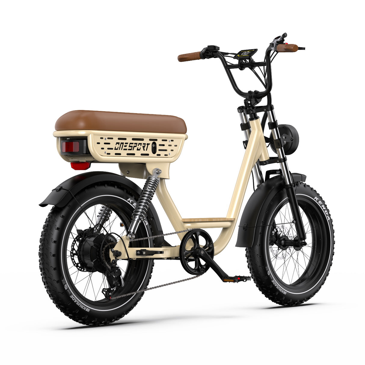 ONESPORT W77 20" Retro-Elektro-Fahrrad 500W Motor 48V 18Ah Batterie