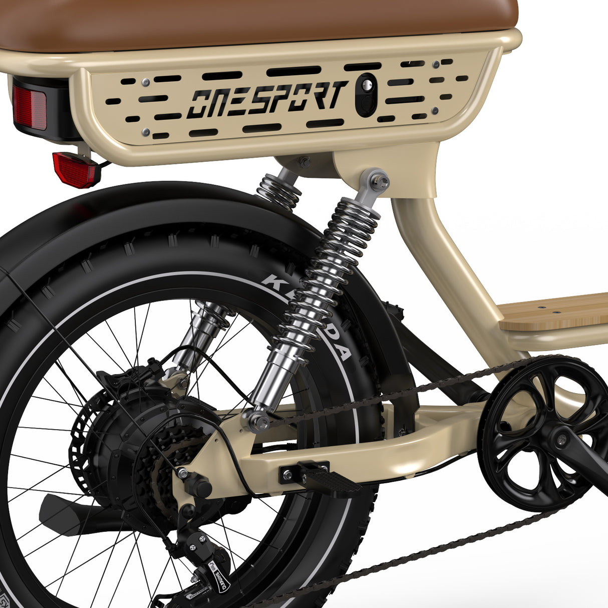 ONESPORT W77 20" Retro-Elektro-Fahrrad 500W Motor 48V 18Ah Batterie