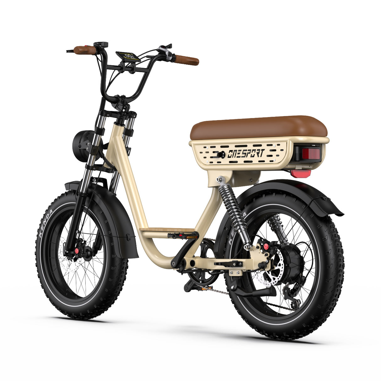 ONESPORT W77 20" Retro-Elektro-Fahrrad 500W Motor 48V 18Ah Batterie
