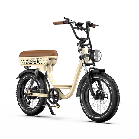 ONESPORT W77 20" Retro-Elektro-Fahrrad 500W Motor 48V 18Ah Batterie
