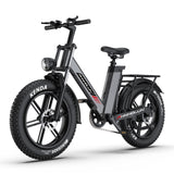 PHNHOLUN C6 Pro 20" Fat Tire Elektro-Citybike 1000W Motor 48V 17,5Ah Batterie