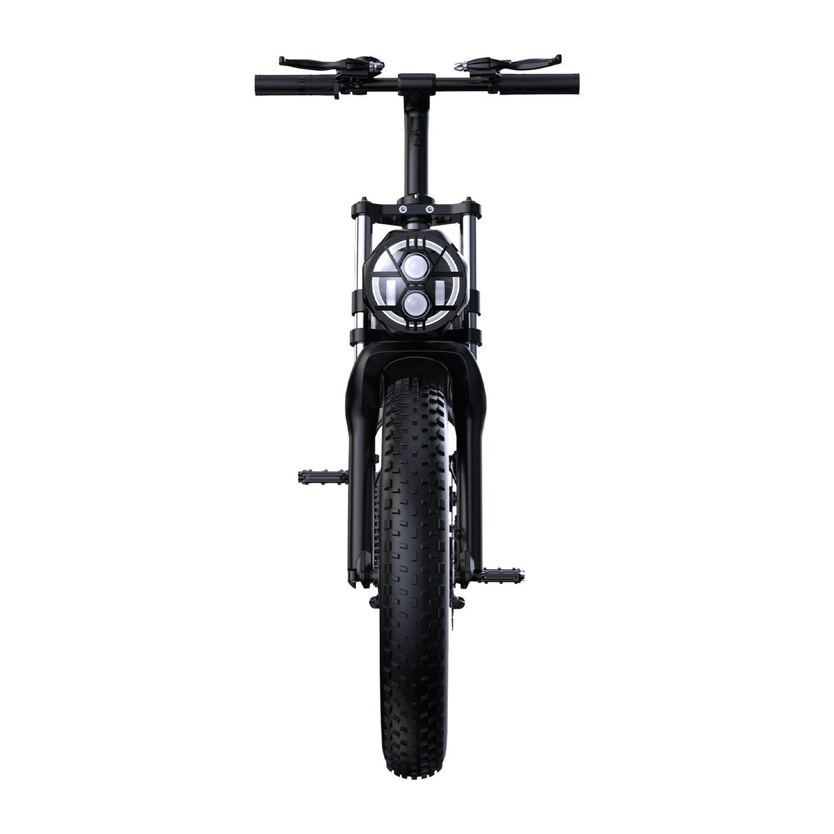 PHNHOLUN C8 20" Retro Electric Dirt Bike MTB 1500W Moottori 48V 20Ah Akku