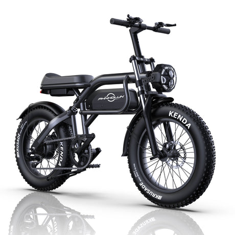 PHNHOLUN C8 20" Retro Elektro Dirt Bike MTB 1500W Motor 48V 20Ah Batterie