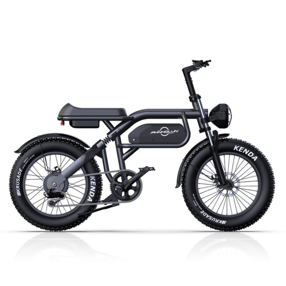 PHNHOLUN C8 20" Retro Elektro Dirt Bike MTB 1500W Motor 48V 20Ah Batterie