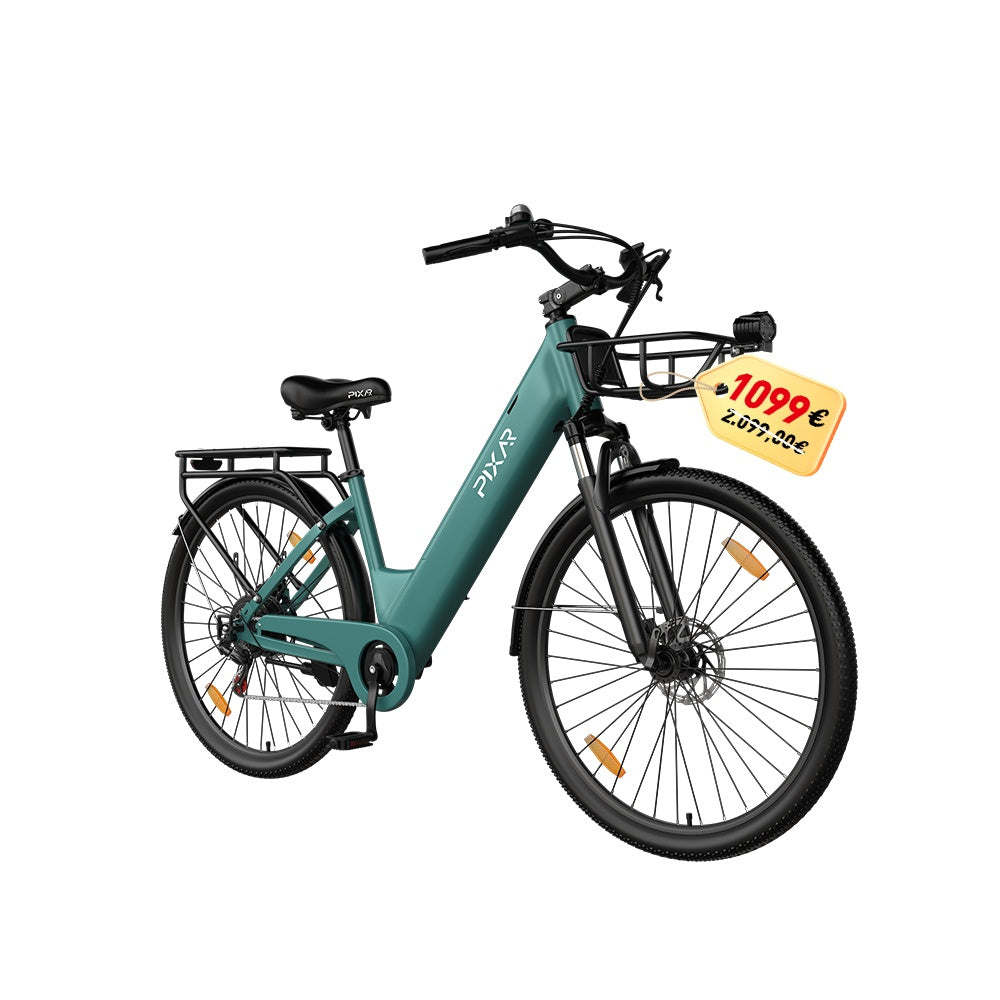 PIXAR C1 PRO 28" Fat Tire Elektrofahrrad 250W Motor 36V 13Ah Batterie