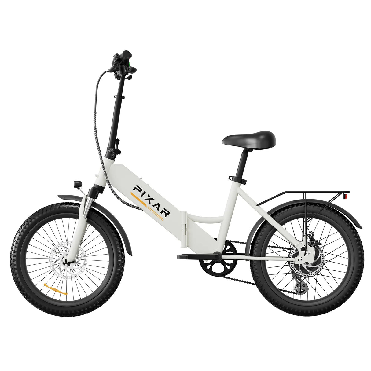 PIXAR Rusher 20" City E-Bike mit 250W Motor und 36V 12.8Ah Batterie