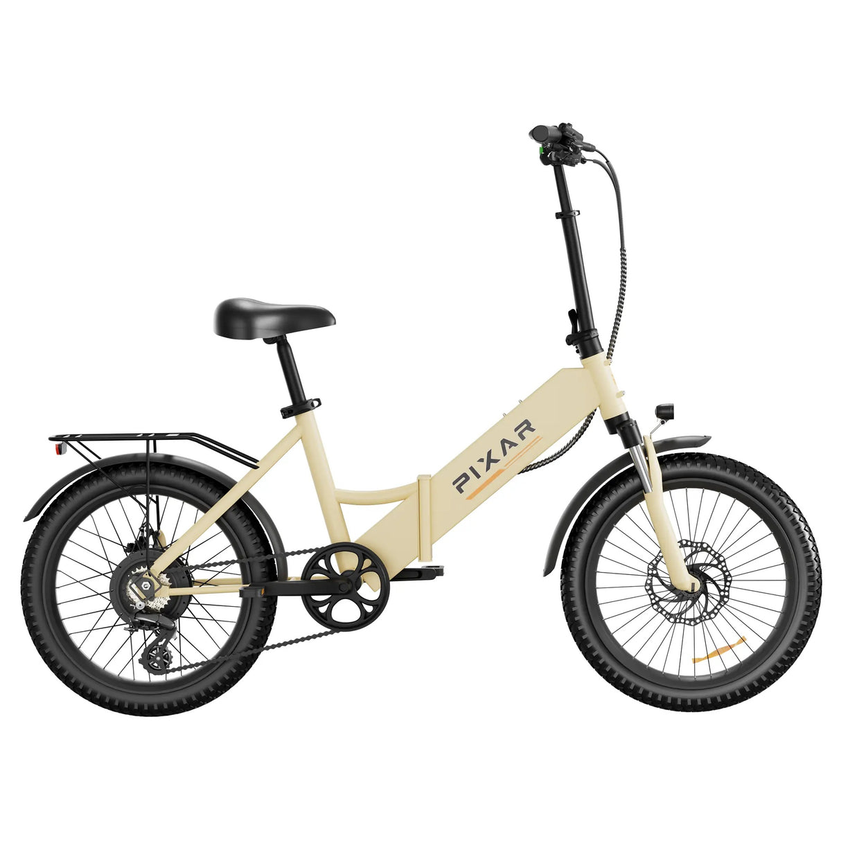 PIXAR Rusher 20" City E-Bike mit 250W Motor und 36V 12.8Ah Batterie
