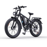 RIDSTAR E26 Pro 26" Fette Reifen E-Mountainbike 2000W Doppelmotor 48V 23Ah Batterie
