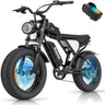 RIDSTAR Q20 Lite 20" Fat Tire Elektrofahrrad 1000W Motor 48V 15Ah Batterie