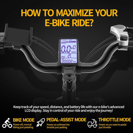 RIDSTAR Q20 Pro 20" Fat Tires Elektrofahrrad 1000W*2 Motor 52V 20Ah Dual Batterie