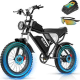 RIDSTAR Q20 20" Fat Tires Elektrofahrrad 1000W Motor 48V 20Ah Batterie