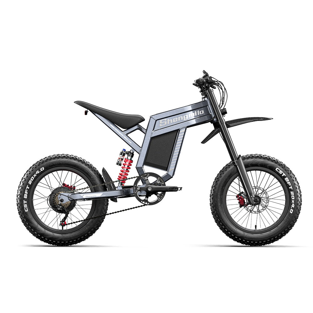 SHENGMILO S900 20" All-Terrain Elektrofahrrad mit 1500W Motor 60V 30Ah Batterie