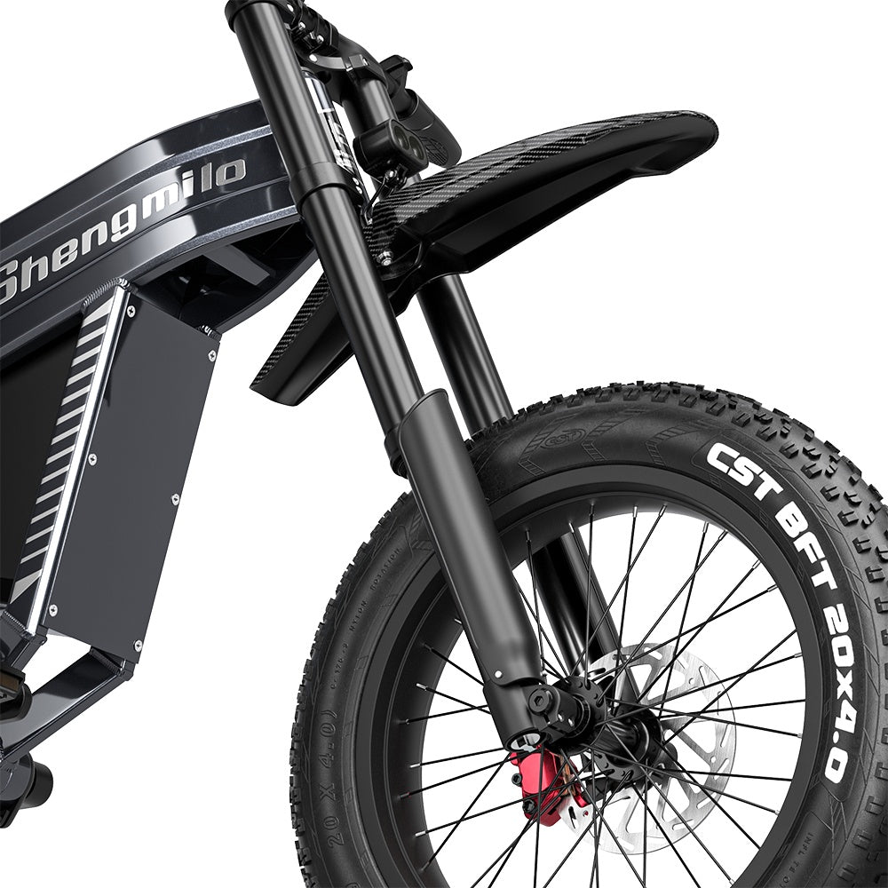 SHENGMILO S900 20" All-Terrain Elektrofahrrad mit 1500W Motor 60V 30Ah Batterie