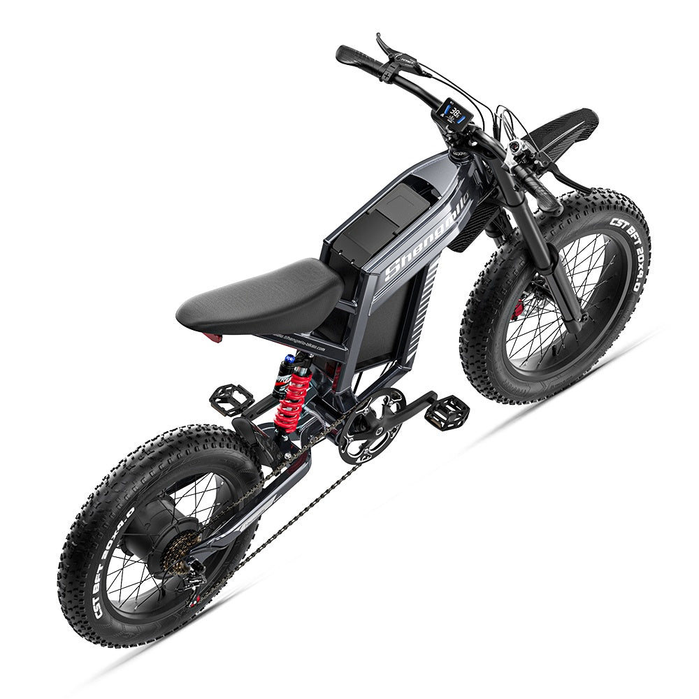 SHENGMILO S900 20" All-Terrain Elektrofahrrad mit 1500W Motor 60V 30Ah Batterie