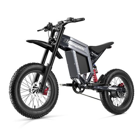 SHENGMILO S900 20" All-Terrain Elektrofahrrad mit 1500W Motor, 60V 30Ah Batterie