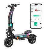 HALO KNIGHT T107Max 14" Off-Road Faltbares Elektroroller 4000W*2 Motoren 72V 50Ah Batterie