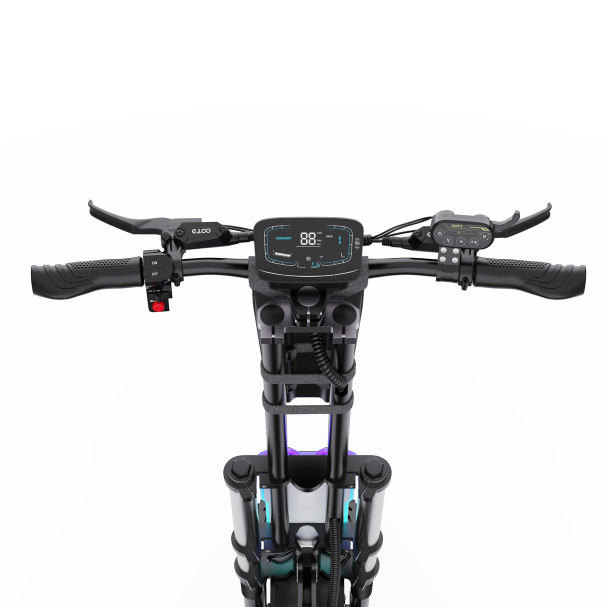 OOTD T90 13" All-Terrain 2-Rad Roller Elektro-Roller 3000W*2 Dual-Motoren 60V 31.2Ah Batterie