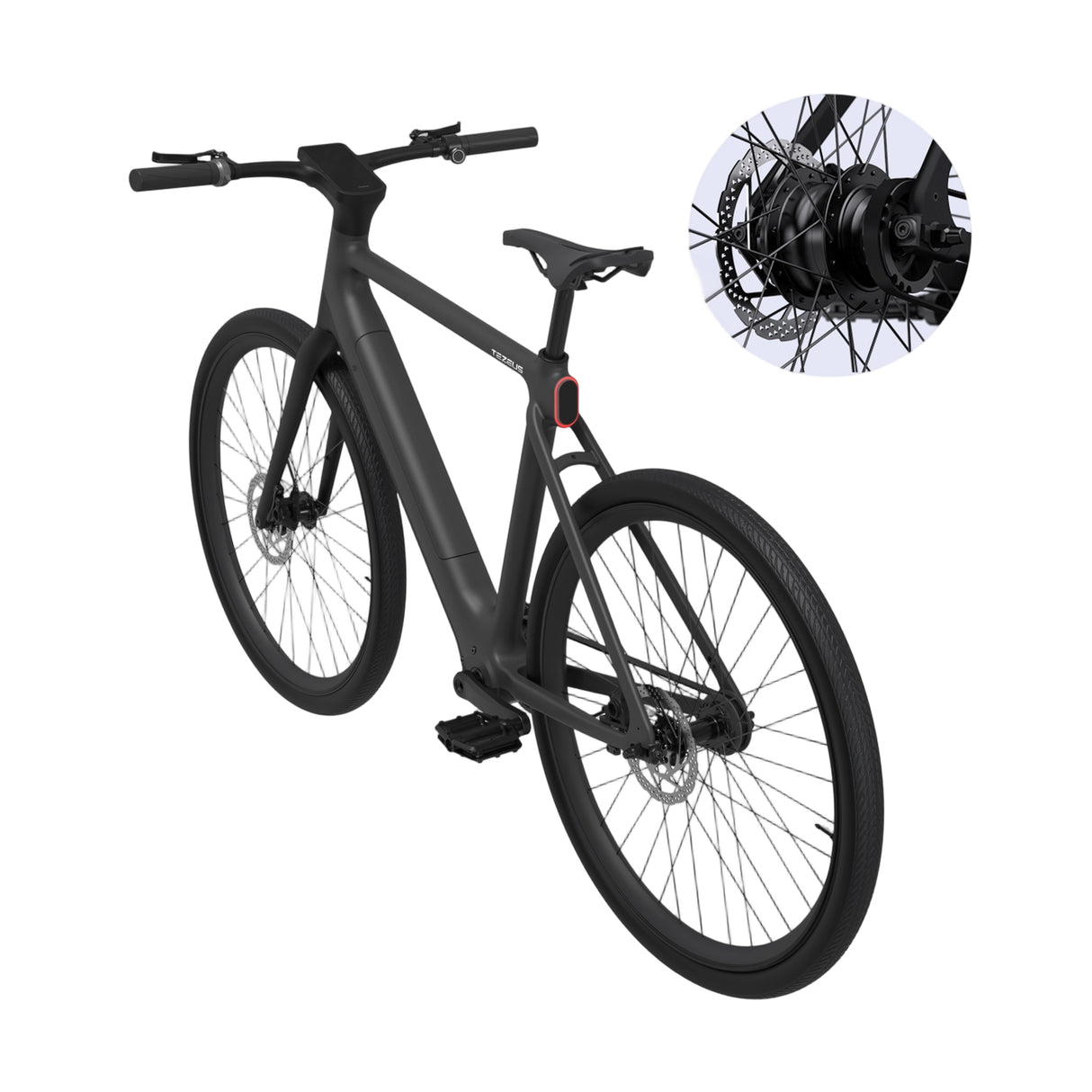 TEZEUS C8 38C" City-Elektrofahrräder 250W Motor 36V 10Ah Batterie