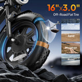 URLIFE T16 16" Offroad-Elektrofahrrad 250W Motor 48V 13Ah Batterie