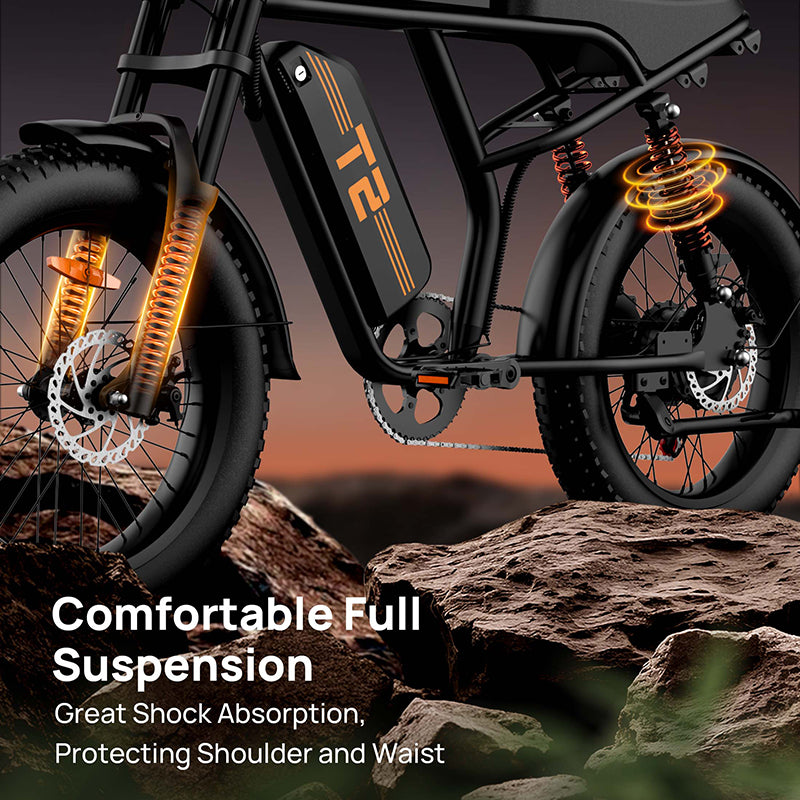 URLIFE T2 20" Off-Road Elektrofahrrad 250W Motor 48V 15.6Ah Batterie