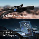 URLIFE T2 20" Off-Road Elektrofahrrad 250W Motor 48V 15.6Ah Batterie