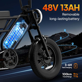 URLIFE T16 16" Offroad-Elektrofahrrad 250W Motor 48V 13Ah Batterie