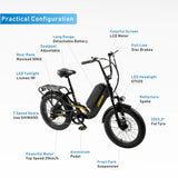 CEAYA R8SE 20" Urbanes Elektro-Pendlerfahrrad 750W Motor 48V 15Ah Batterie