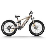 Himiway D7 (Cobra) 26" Vollgefedertes elektrisches Mountainbike 250W Motor 48V 20Ah Batterie