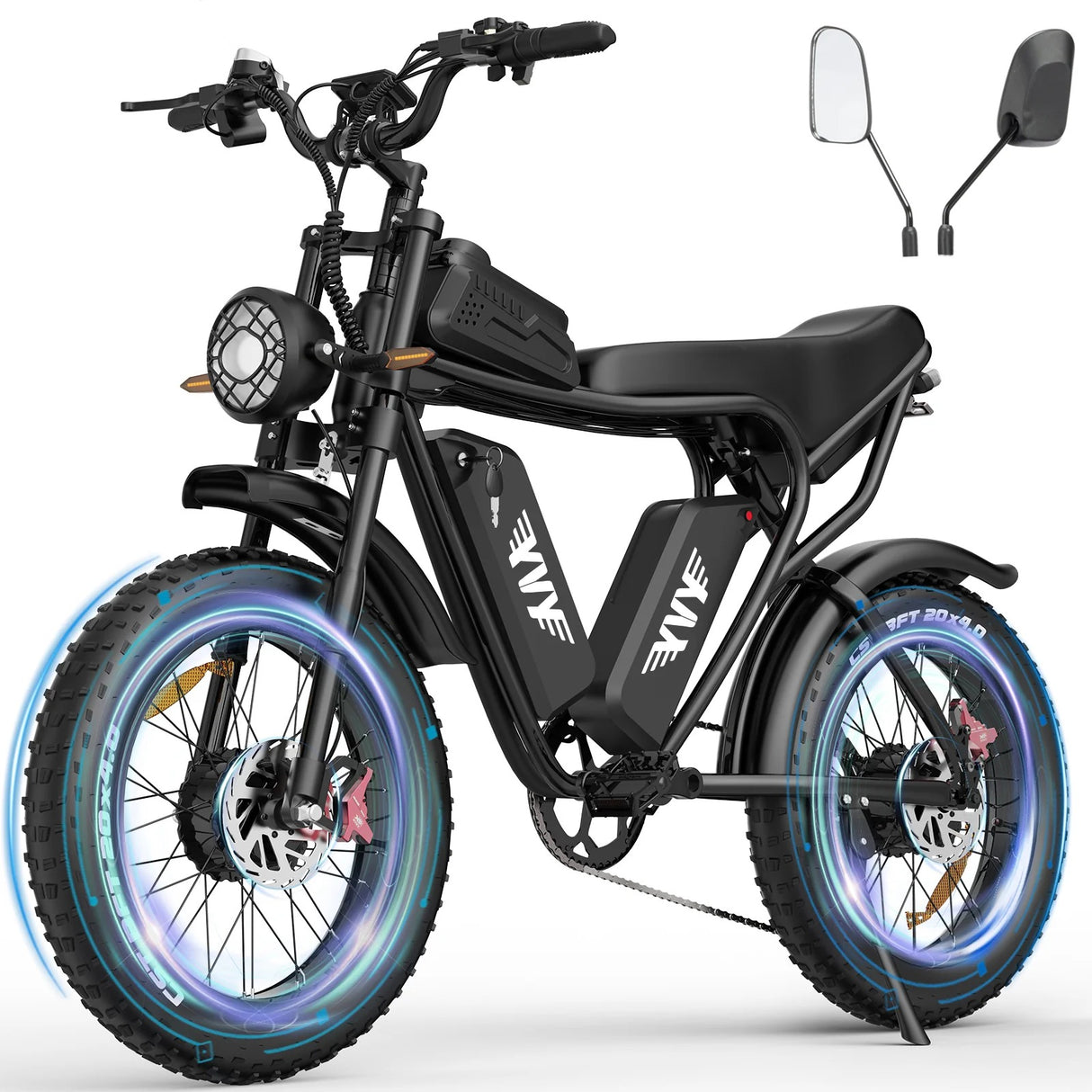 YVY C20(Q20) 20" Fat Tires Elektrofahrrad 1000W Motor 48V 20Ah Batterie