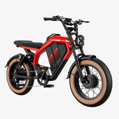 LUCKEEP M5 Ultra 20" Elektro-Dirt-Bike 1000W*2 Dual-Motoren 52V 20Ah+20Ah Batterie