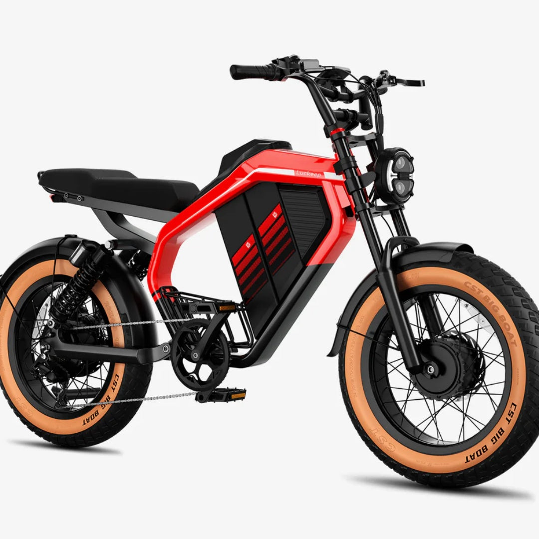 LUCKEEP M5 Ultra 20" Elektro-Dirt-Bike 1000W*2 Dual-Motoren 52V 20Ah+20Ah Batterie
