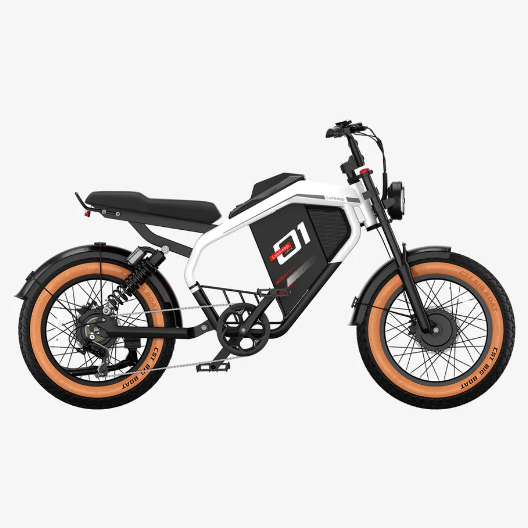 LUCKEEP M5 Ultra 20" Elektro-Dirt-Bike 1000W*2 Dual-Motoren 52V 20Ah+20Ah Batterie