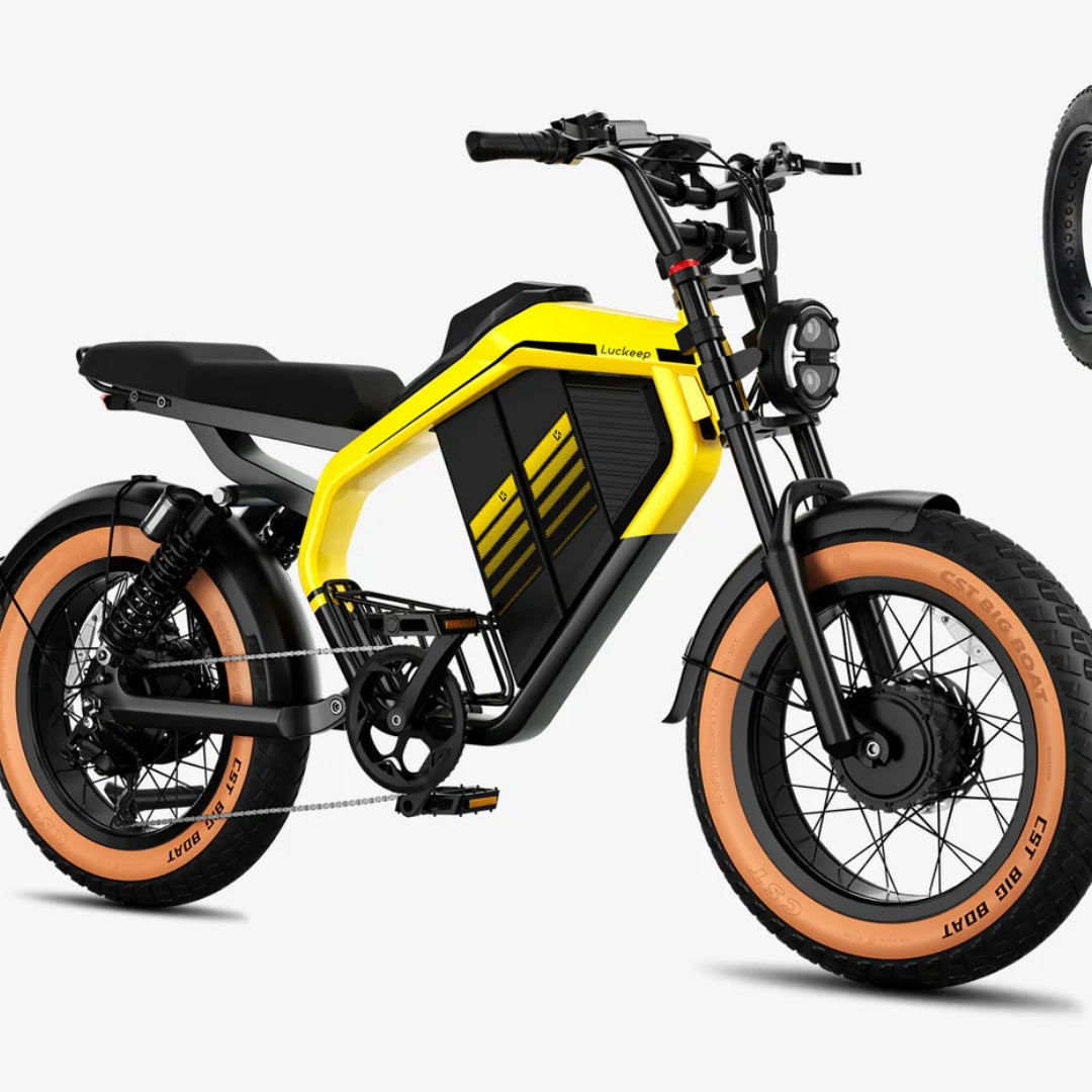 LUCKEEP M5 Ultra 20" Elektro-Dirt-Bike 1000W*2 Dual-Motoren 52V 20Ah+20Ah Batterie