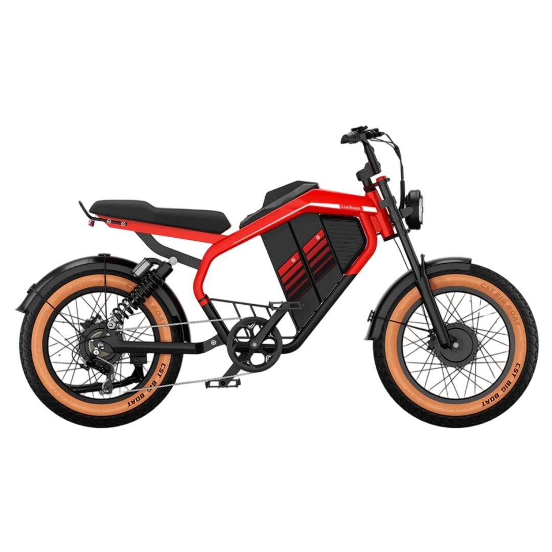 LUCKEEP M5 Ultra 20" Elektro-Dirt-Bike 1000W*2 Dual-Motoren 52V 20Ah+20Ah Batterie