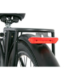 Rotes Sicherheitswarn-Rücklicht des OneSport BK8 Mountain E-Bike Tiefgang 26 Zoll 250–350 W Motor 36 V 10,4 Ah Batterie schwarz Gleeride
