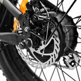 OneSport ONES3 schwarze elektrische Fahrradbremsen und Antriebsstrang