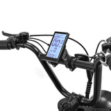 OneSport ONE S3 LCD-Display für Elektrofahrräder mit schwarzen Fettreifen