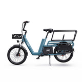 ONESPORT OT01 20" Step-Through Longtail Cargo Elektrofahrrad 650W Motor 48V 27Ah Batterie