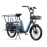 ONESPORT OT01 20" Step-Through Longtail Cargo Elektrofahrrad 650W Motor 48V 27Ah Batterie