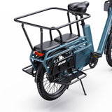 ONESPORT OT01 20" Step-Through Longtail Cargo Elektrofahrrad 650W Motor 48V 27Ah Batterie