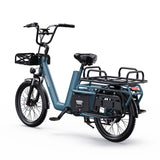 ONESPORT OT01 20" Step-Through Longtail Cargo Elektrofahrrad 650W Motor 48V 27Ah Batterie