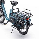 ONESPORT OT01 20" Step-Through Longtail Cargo Elektrofahrrad 650W Motor 48V 27Ah Batterie